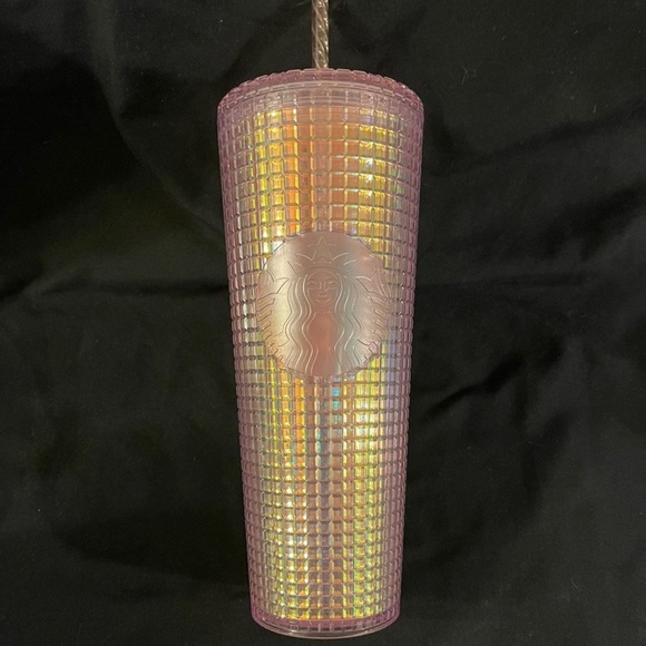 Starbucks | Christmas 2020 Grid Disco Ball Tumbler Pink - Picture 1 of 5